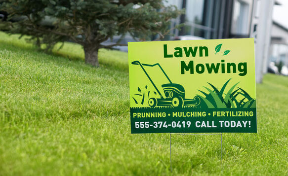 Rigid yard signs